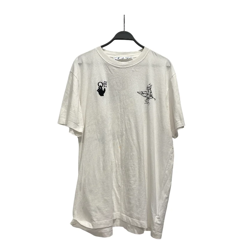 Sporty Elegance OFF-WHITE/T-Shirt/XXL/Cotton/WHT/Graphic/GOBLIN LOGO TEE