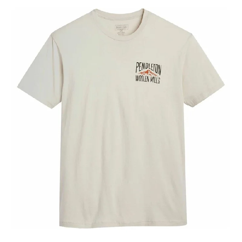 Simplistic Tailoring Pendleton Oversized Logo Graphic Tee Sand / Black