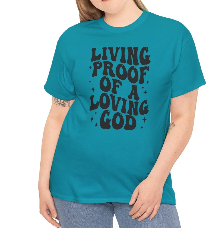 Retro Street Look Living Proof of a living God Tee