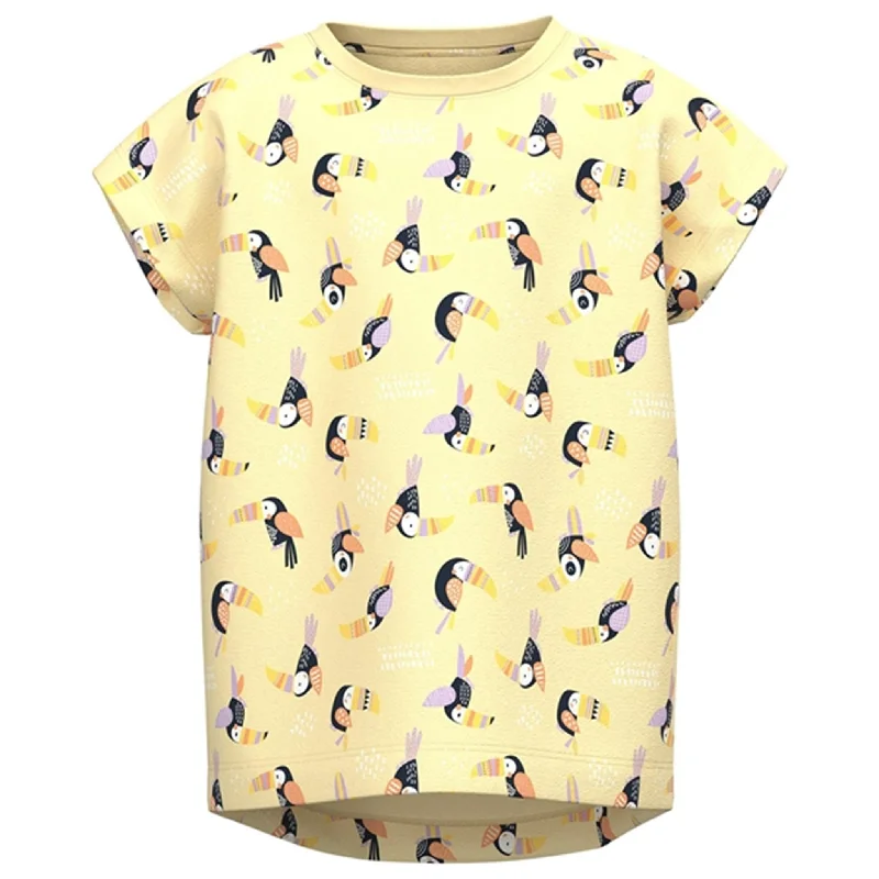 Minimalist Fit Name it Double Cream Toucan AOP Vigga T-Shirt