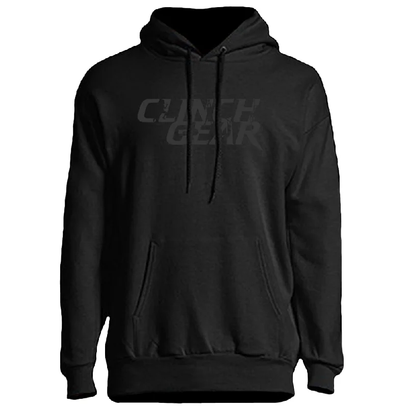 Neutral Streetwear Clinch Gear - Stacked - Pullover Hoodie - Black/Gray