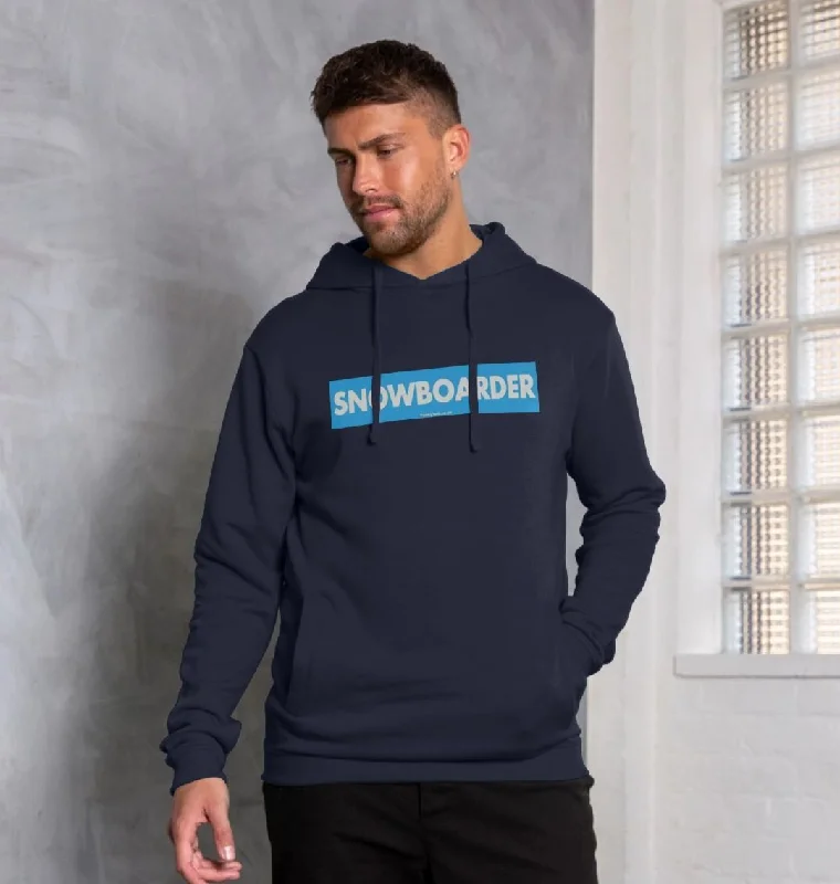 Elevated Classics Men's Snowboarder Censor Bar Organic Pullover Hoodie