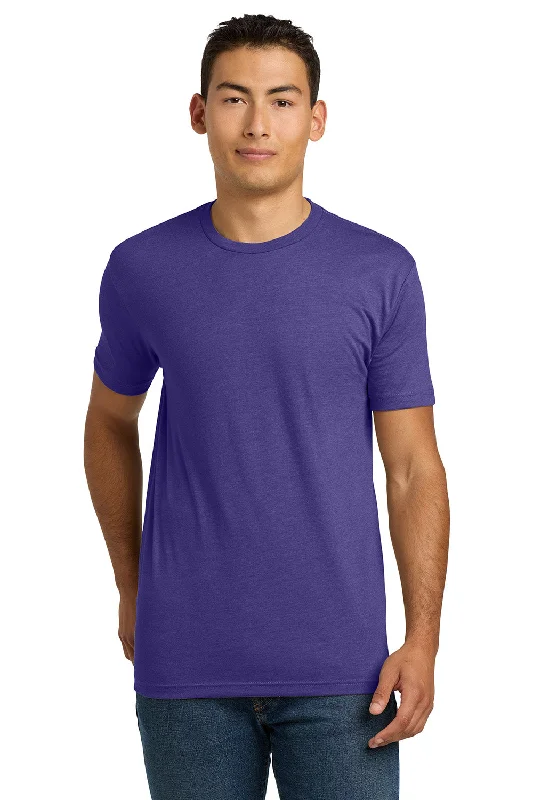 Modern Essentials Next Level Mens CVC Jersey Short Sleeve Crewneck T-Shirt - Purple Rush