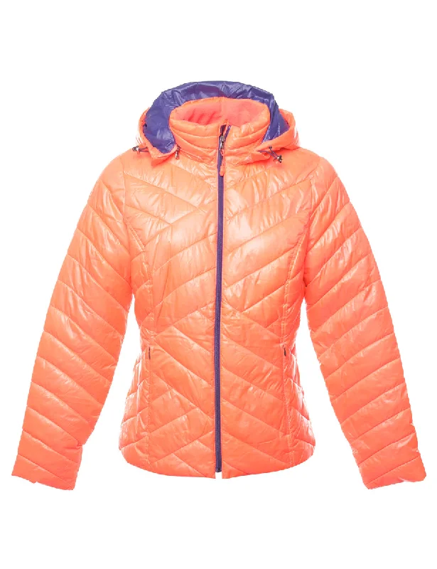 Urban Pastels Tek Gear Coral Puffer Jacket - M