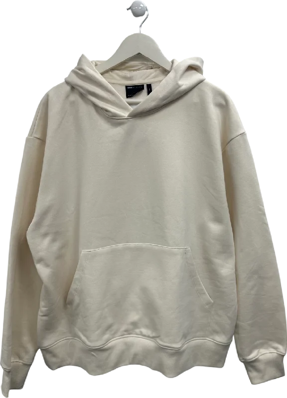 Soft Minimalism ASOS Cream Premium Heavyweight Extreme Oversized Hoodie UK XXL