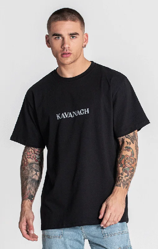 Earthy Minimalism Black Goosebumps Tee