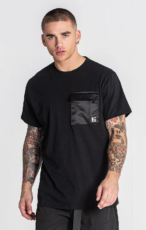 Cozy Streetwear Black Santos Tee