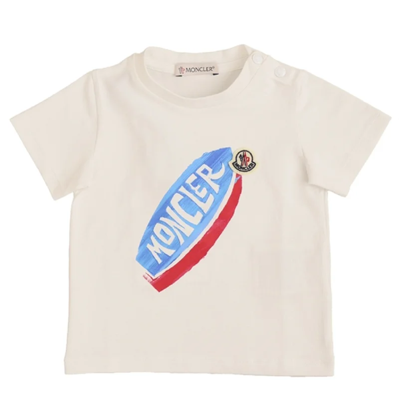 Relaxed Prints Look Moncler T-Shirt White