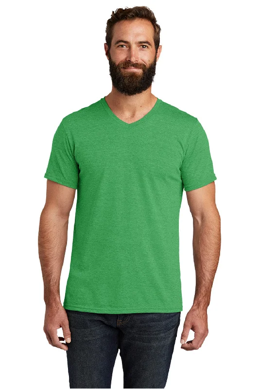 Contemporary Basics Allmade Mens Short Sleeve V-Neck T-Shirt - Enviro Green