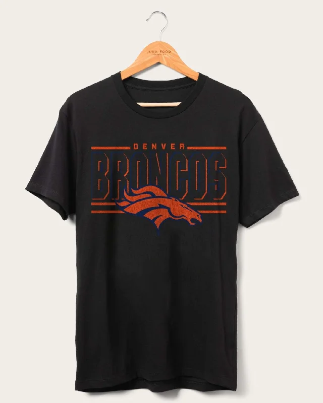 Rugged Prints NFL Broncos Slogan Fan Tee