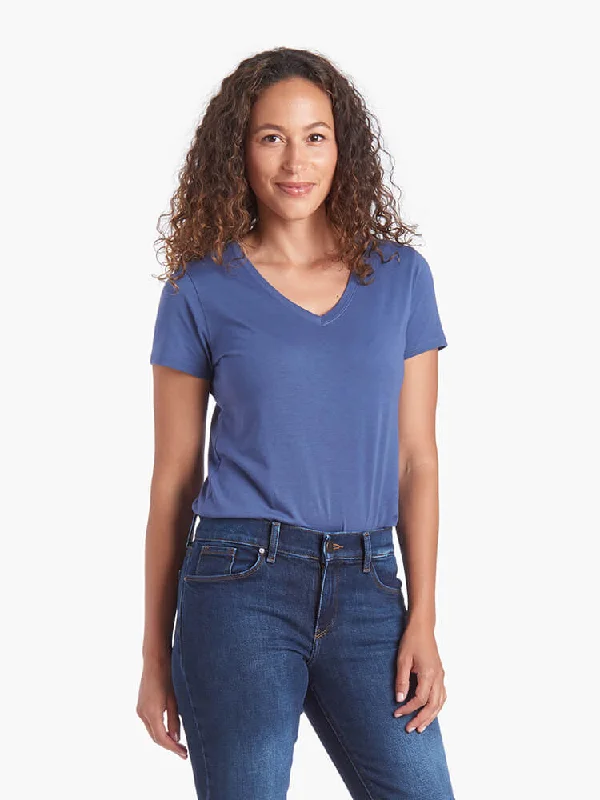 Relaxed Casualwear Fitted V-Neck Marcy Tee