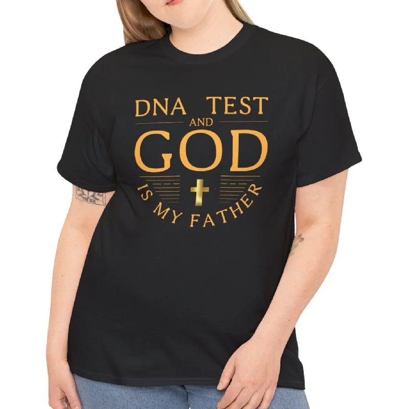 Contemporary Sporty DNA Test and God Is My Father Tee