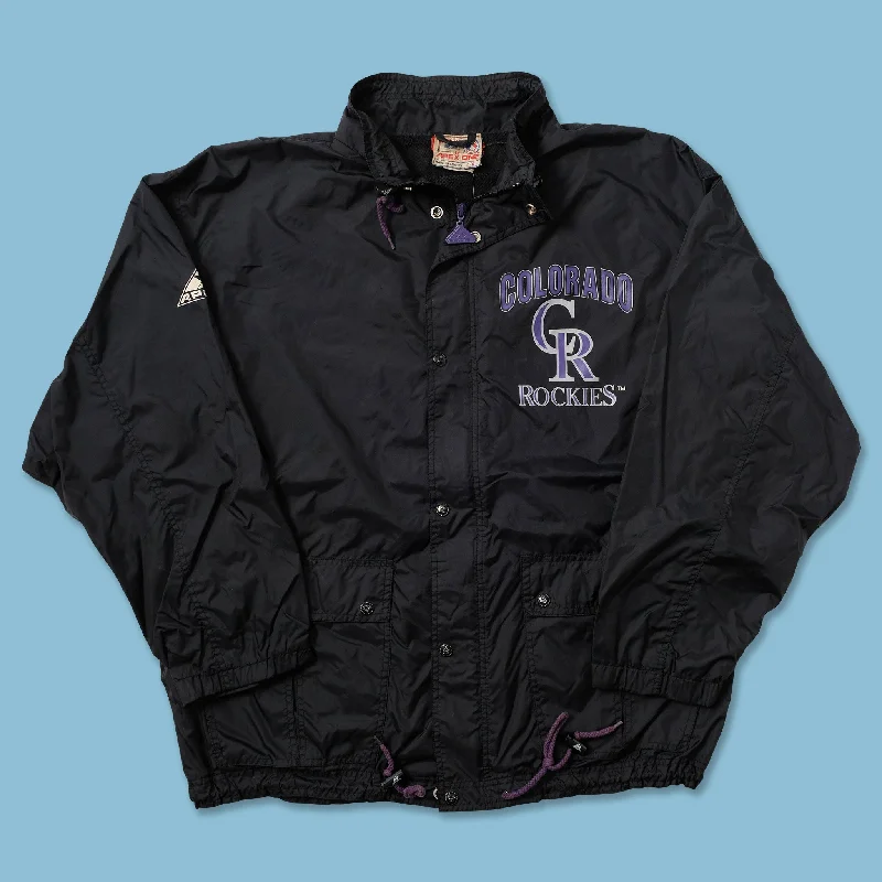 Tailored Pastels Vintage Colorado Rockies Light Jacket XLarge