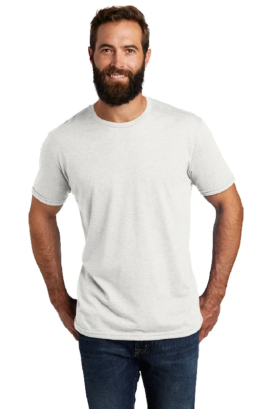 Soft Minimalism Allmade Mens Short Sleeve Crewneck T-Shirt - Fairly White