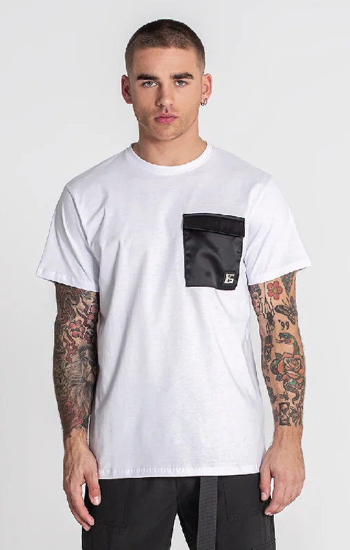 Modern Tailored White Santos Tee