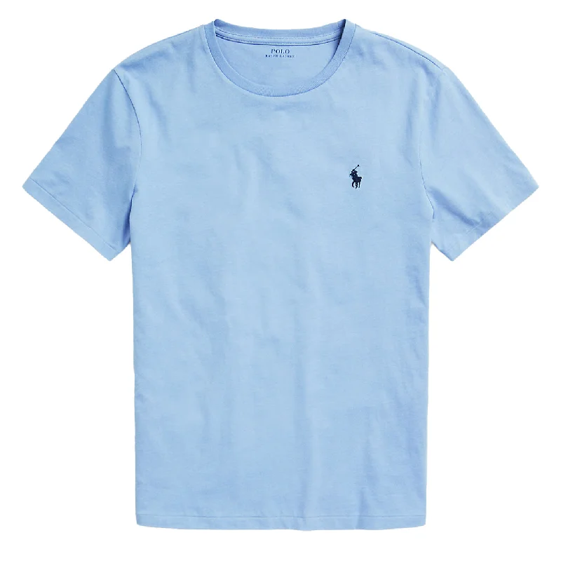 Clean Utility Polo Ralph Lauren Custom Slim Fit Cotton T-Shirt Sky Blue