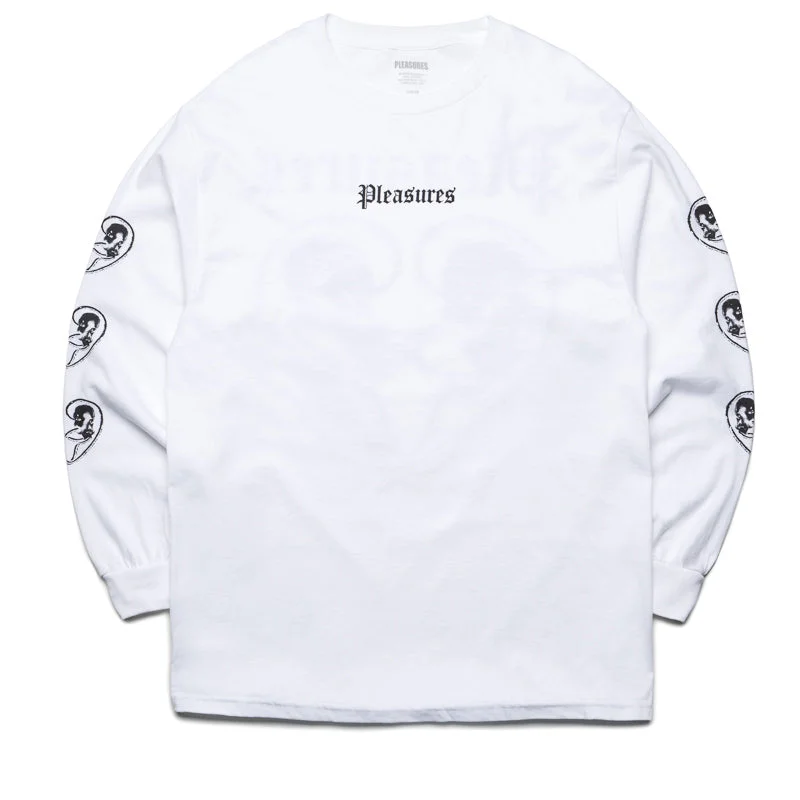 Tailored Elegance Pleasures Connected L/S Tee - White