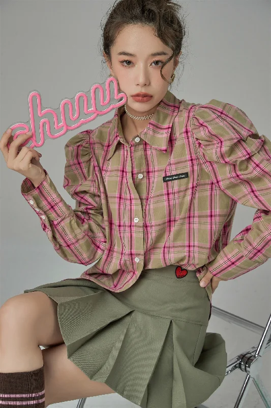 Earthy Casual The Shape Of You Checkered Shirt