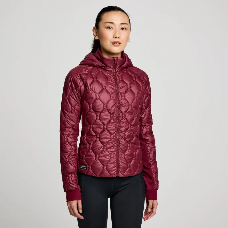 Earthy Casual Saucony Women's Solstice Oysterpuff Jacket