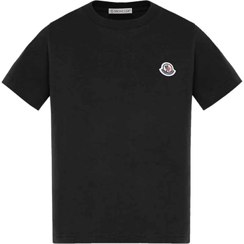 Relaxed Statement Moncler T-Shirt Black