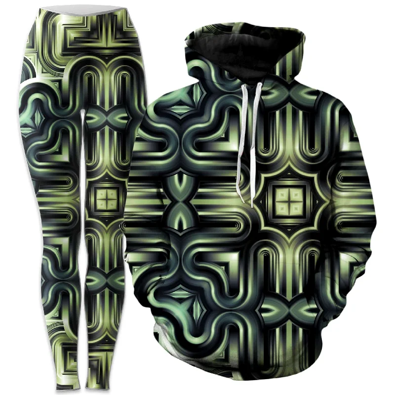 Simplified Fitwear Unthinkable Machines Hoodie and Leggings Combo