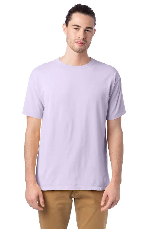 Relaxed Statement ComfortWash By Hanes Mens Short Sleeve Crewneck T-Shirt - Future Lavender Purple