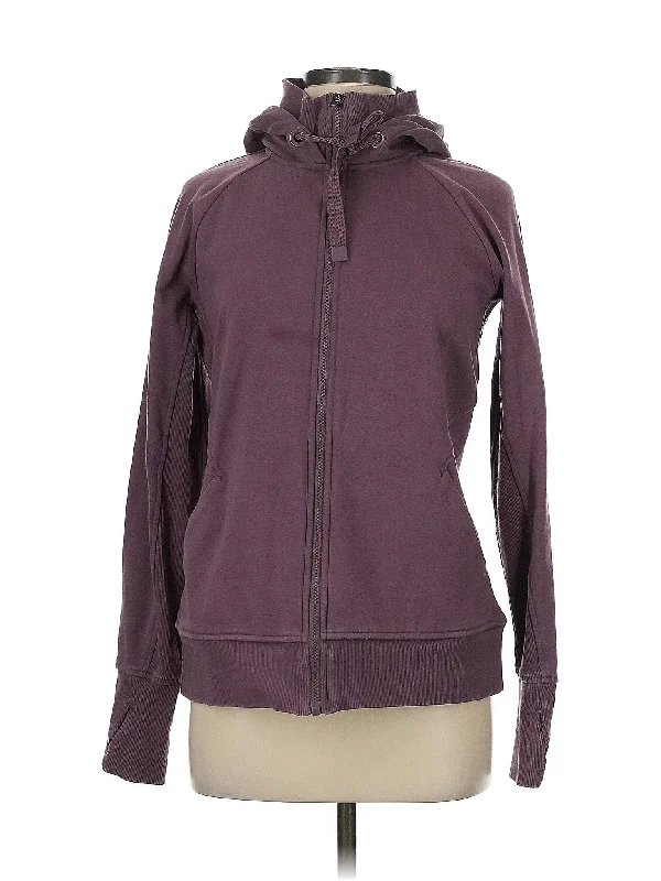 Relaxed Fashion Zip Up Hoodie