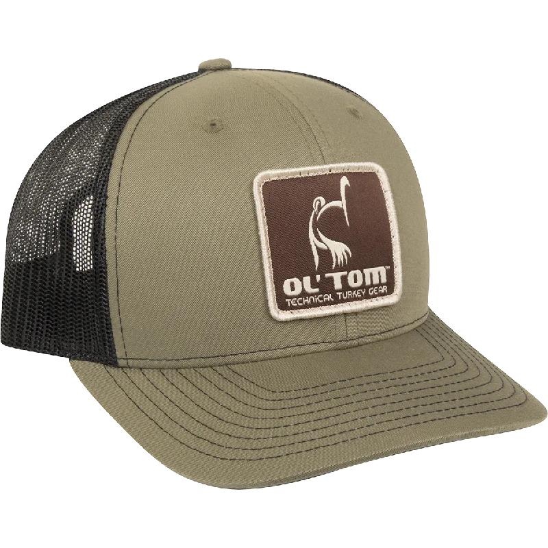 Elegant Casual Ol' Tom Mesh Back Patch Cap