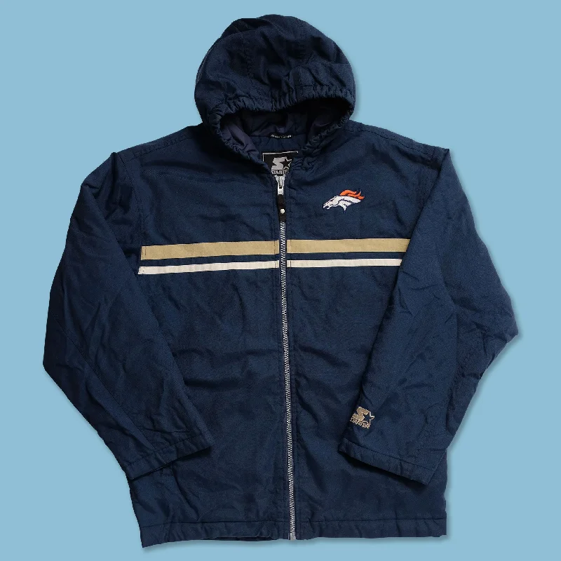 Sophisticated Weekend Vintage Starter Denver Broncos Padded Jacket XLarge