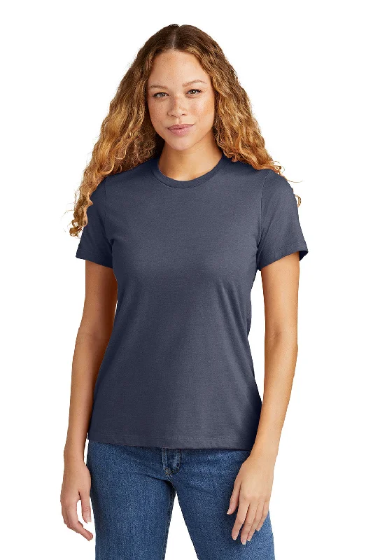 Tailored Street Gildan Womens Softstyle CVC Short Sleeve Crewneck T-Shirt - Navy Blue Mist