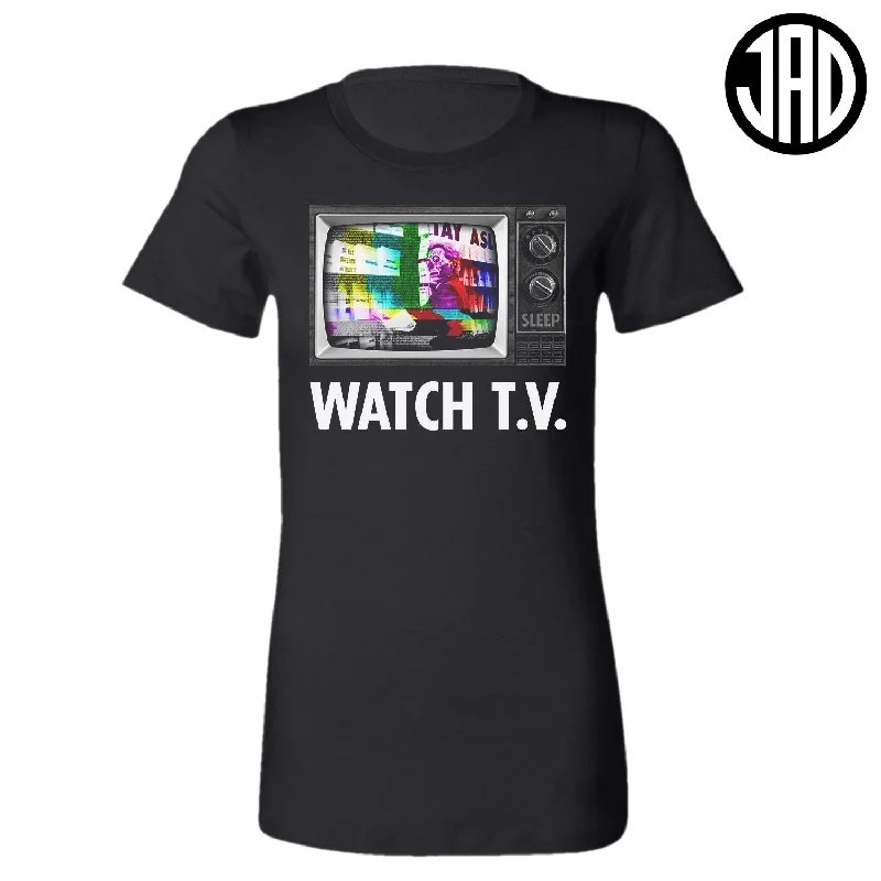 Sporty Outerwear Watch TV - Women's Tee