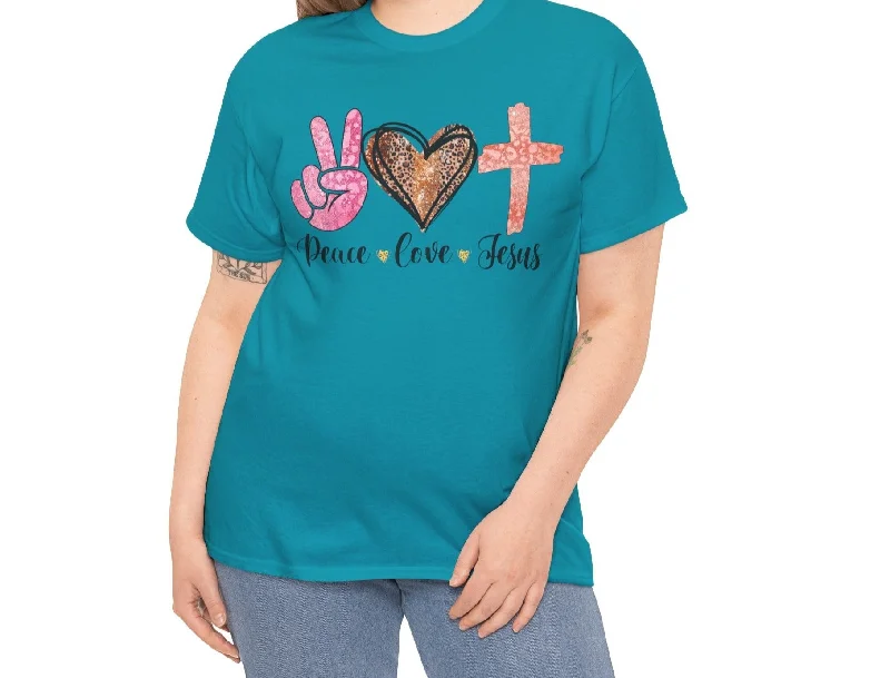 Urban Sportswear Peace, Love, Jesus Tee