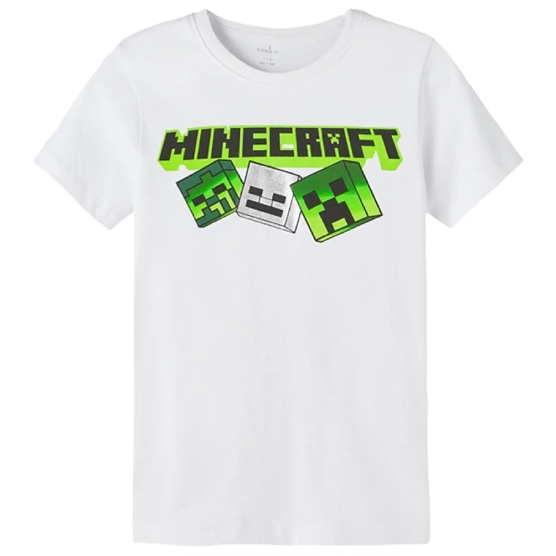 Neutral Sportwear Name it Bright White Muxin Minecraft T-Shirt