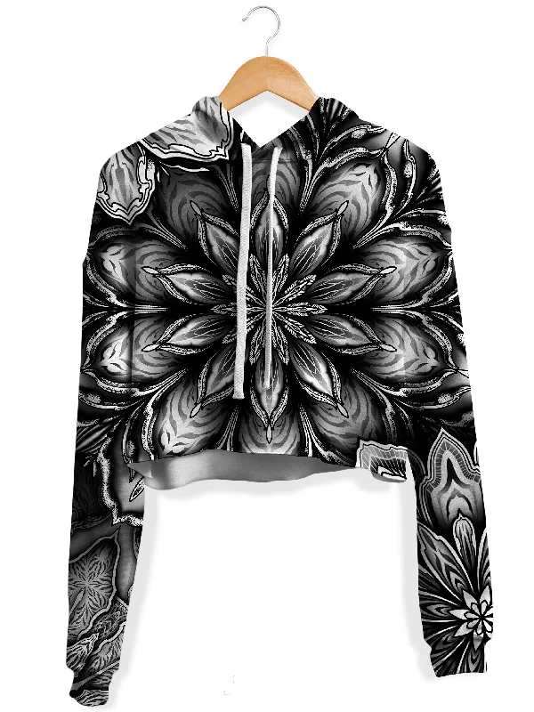 Urban Sportswear Mandalas Fleece Crop Hoodie