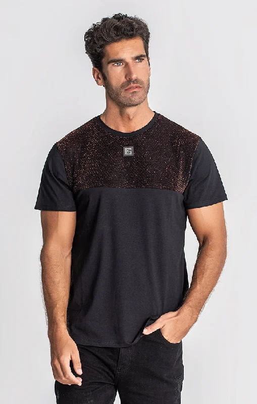 Bold Street Edge Black Heartbeat Block Tee