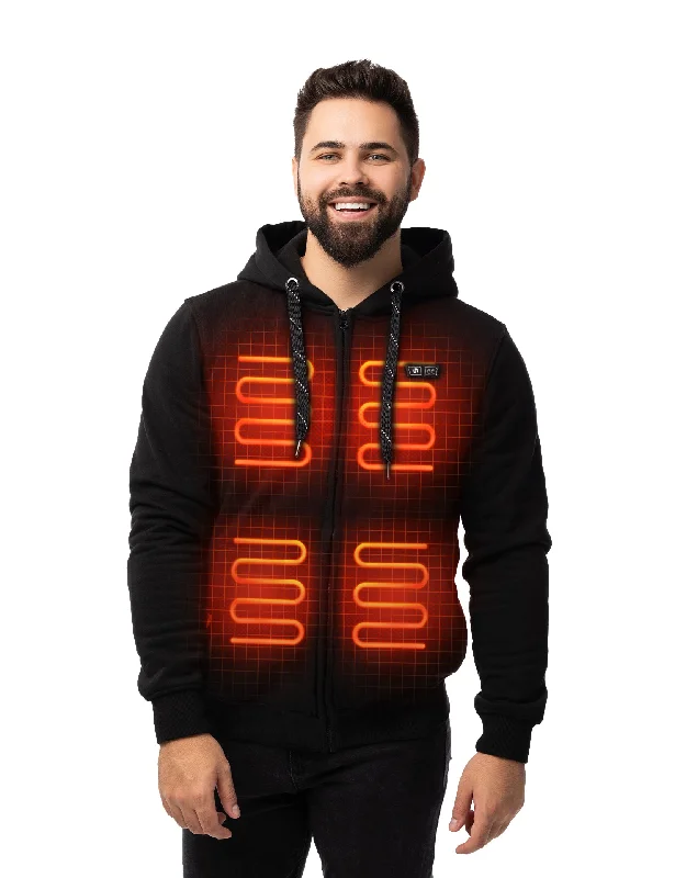 Urban Sportswear Men's Heated Hoodie 12V - Dual-Control