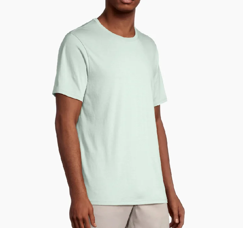 Modern Rugged Vince Men's S/S PIMA Crew Neck, Seafoam Green Tee T-Shirt