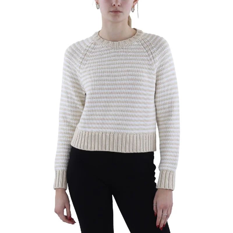 Smart Basics Vineyard Vines Womens Striped Crewneck Pullover Sweater