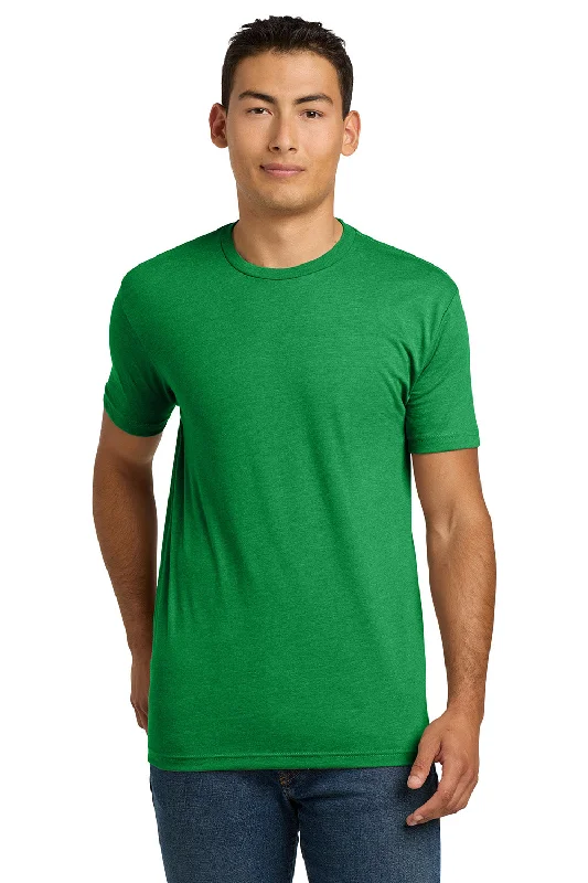 Sleek Sporty Next Level Mens CVC Jersey Short Sleeve Crewneck T-Shirt - Kelly Green