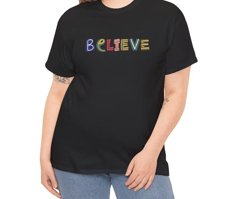 Urban Comfort Believe | Cotton Tee