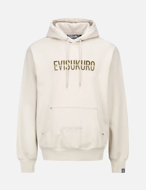 Classic Weekend Two-tone Logo Embroidered Hoodie