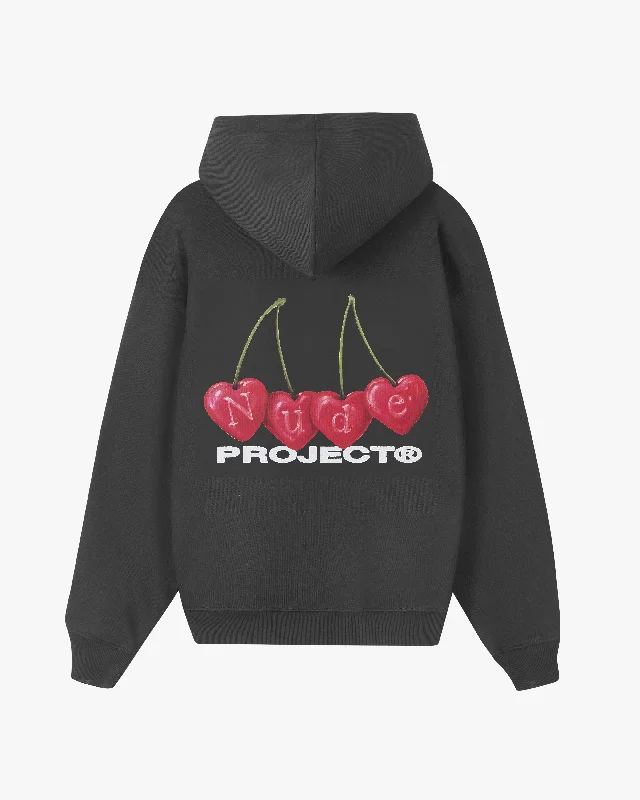 Rugged Street CHERRY HOODIE ASH