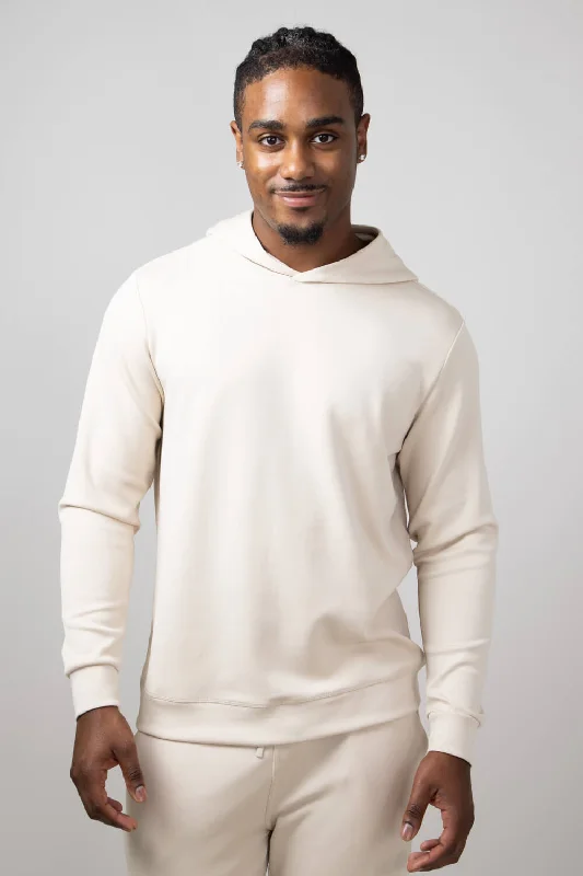 Classic Neutrals 1897 Active Ultimate Hoodie for Men in Beige | MJ992-BEIGE