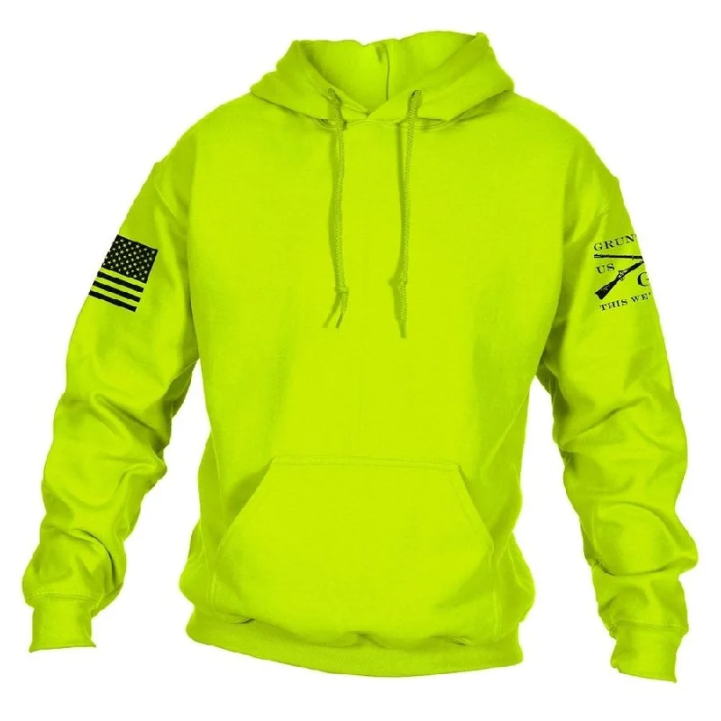 Casual Essentials Basic Hoodie - Safety Green