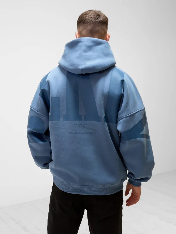 Bold Accessories BLKLY Relaxed Hoodie - Blue