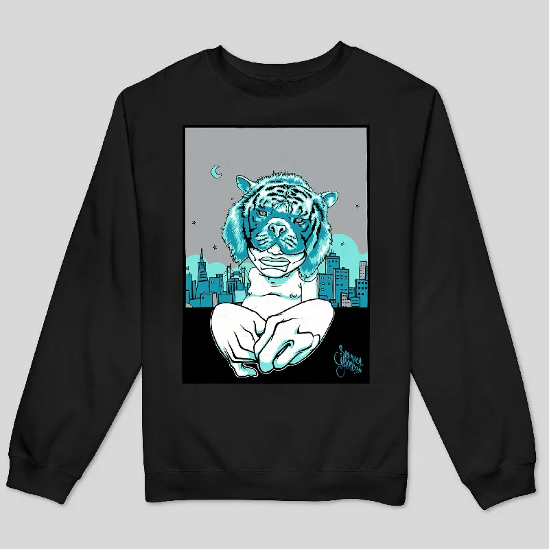 Elevated Tailoring WHITE TIGER MEN'S SWEATSHIRT