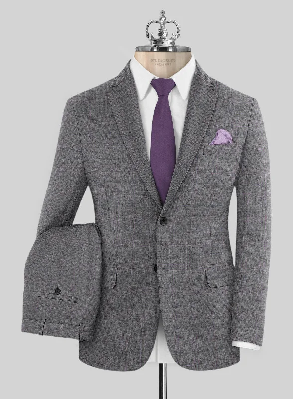 Contemporary Relaxed Bristol Sebas Gray Checks Suit