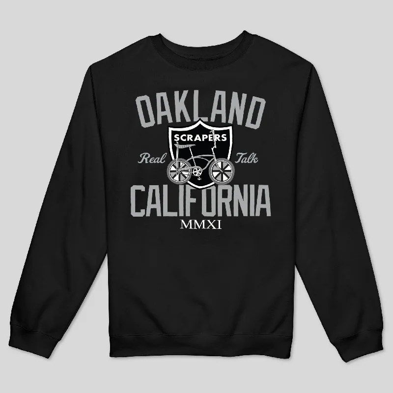 Retro Elegance SCRAPERS REAL TALK MEN'S SWEATSHIRT