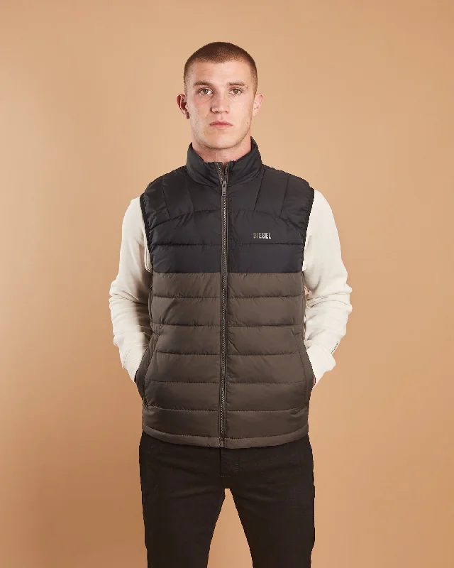 Modern Fitwear Thor Gilet Peat Moss
