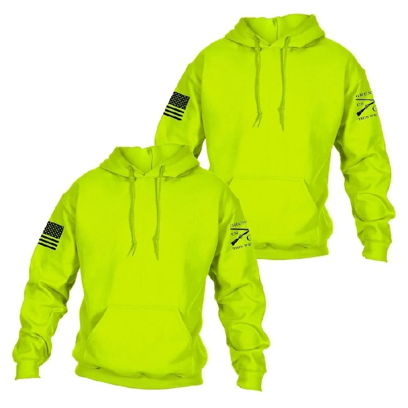 Modern Outdoor Basic Hoodie 2 Pack - Safety Green